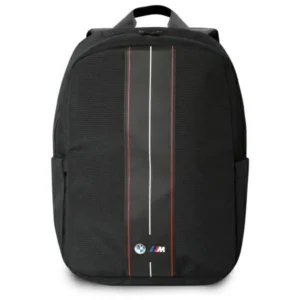 BMW Backpack BMBP15COMPVSKR 16" Black Nylon Red Stripeeng