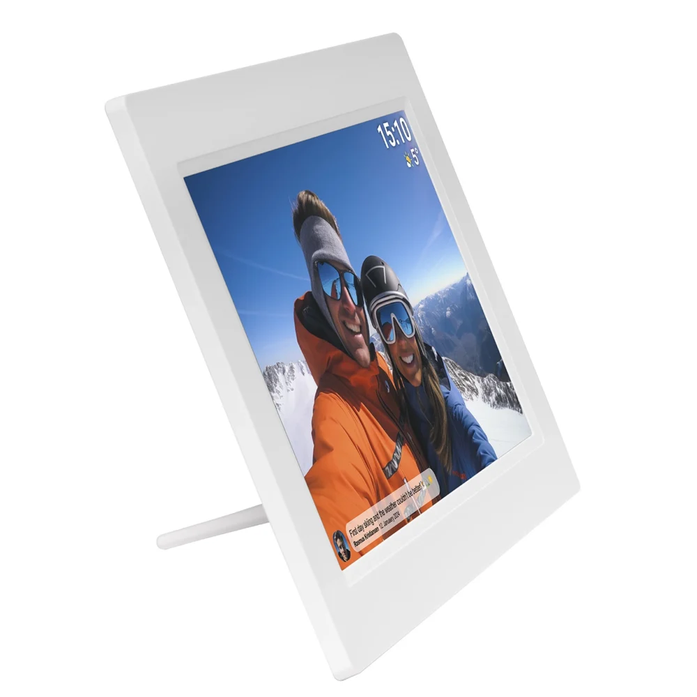 Denver Frameo PFF-1015W 10.1" Digital Frame - Whiteeng