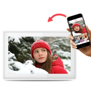 Denver Frameo PFF-1021W 10.1" Digital Frame - Whiteeng