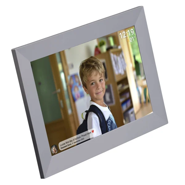 Denver Frameo PFF-1026GR 10.1" Digital Frame - Grayeng