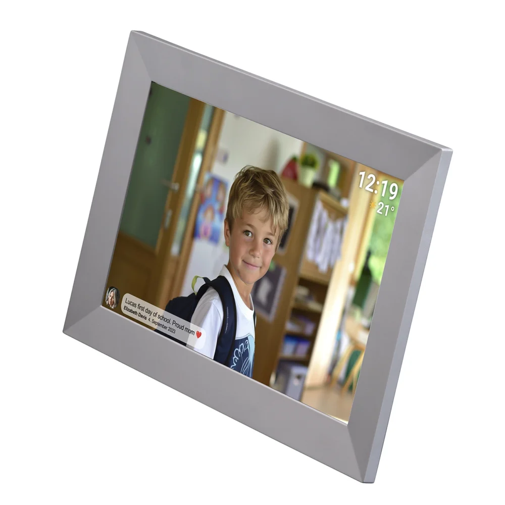 Denver Frameo PFF-1026GR 10.1" Digital Frame - Grayeng