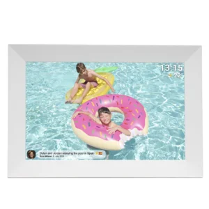 Denver Frameo PFF-1024W 10.1" Digital Frame - Whiteeng