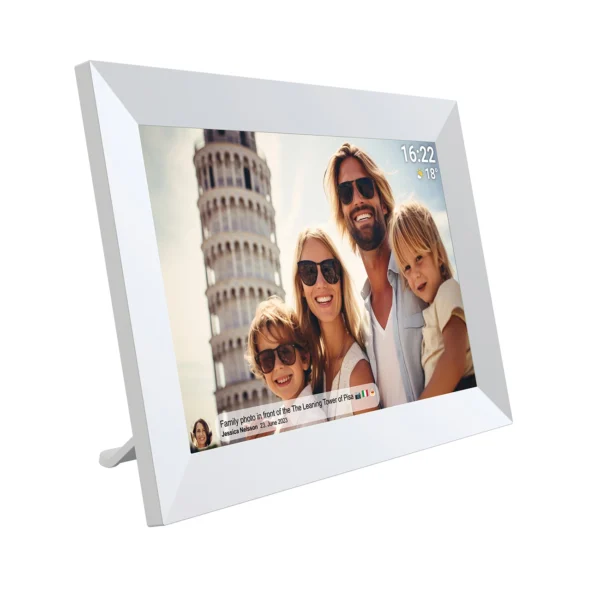 Denver Frameo PFF-1064W 10.1" Digital Frame - Whiteeng