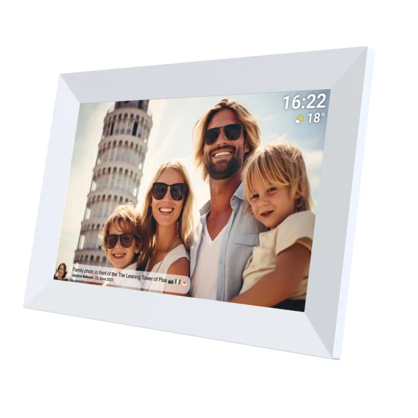 Denver Frameo PFF-1064W 10.1" Digital Frame - Whiteeng