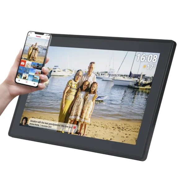 Denver Frameo PFF-1515B 15.6" Digital Frame - Blackeng