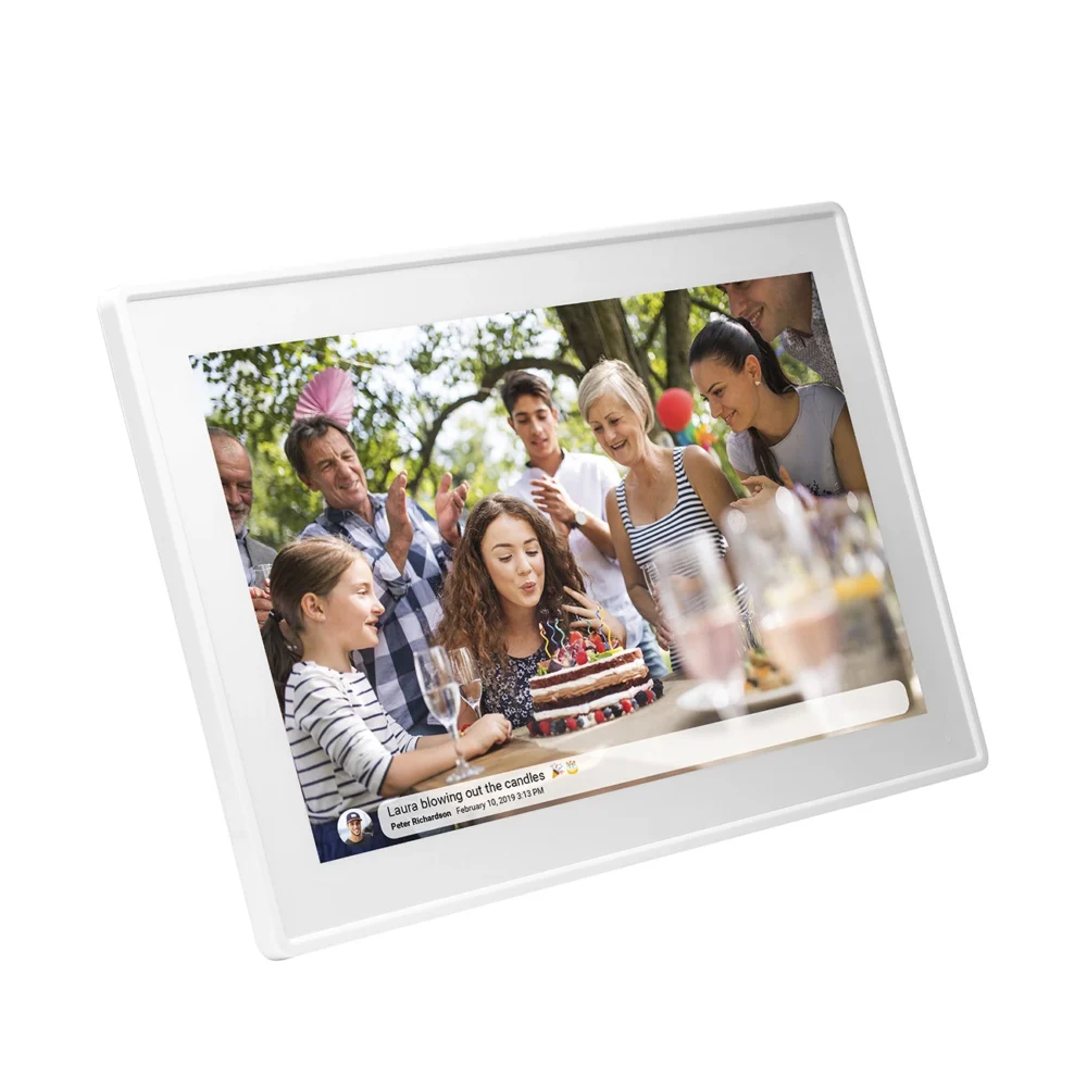 Denver Frameo PFF-1515W 15.6" Digital Frame - Whiteeng