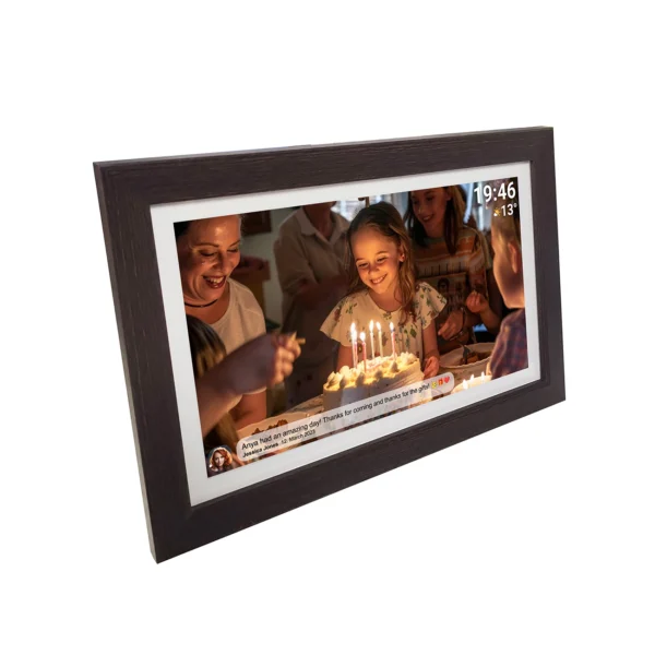 Denver Frameo PFF-1543DW 15.6" Digital Frame - Browneng