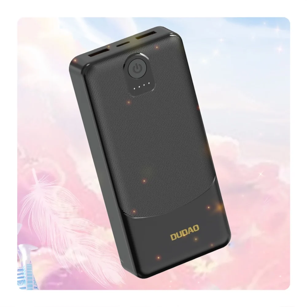 Powerbank Dudao K10Pro 2.4A 20000mAh 2 x USB-A - blackeng
