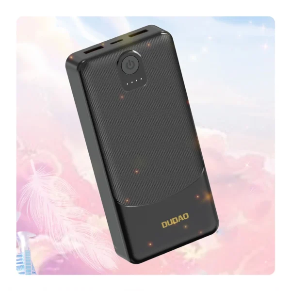 Powerbank Dudao K10Pro 2.4A 20000mAh 2 x USB-A - blackeng