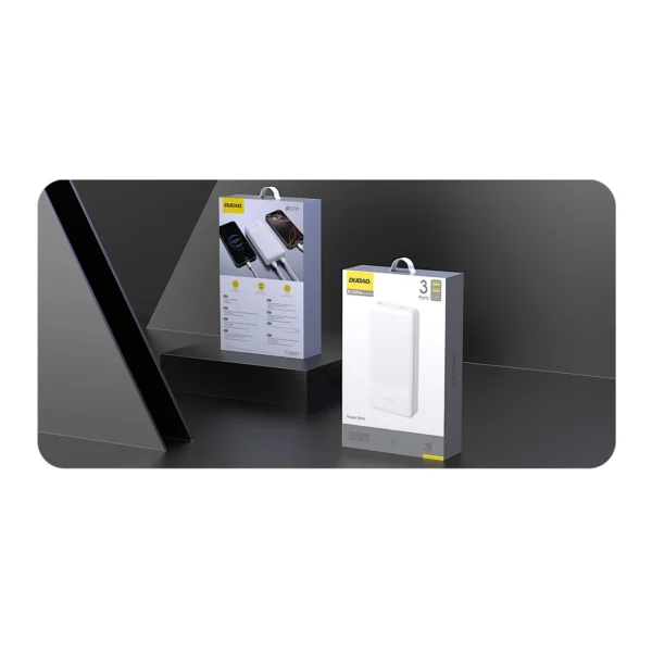 Powerbank Dudao K10Pro 2.4A 20000mAh 2 x USB-A - whiteeng