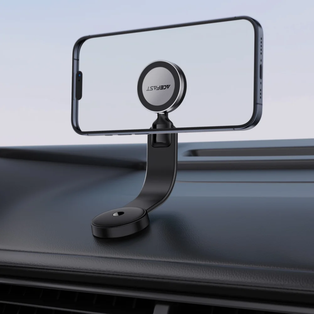 Acefast D37 Car Holder with MagSafe 15W Magnetic Charger for Dashboard - Blackeng
