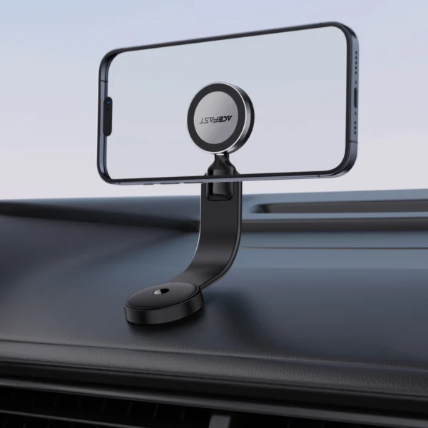 Acefast D37 Car Holder with MagSafe 15W Magnetic Charger for Dashboard - Blackeng