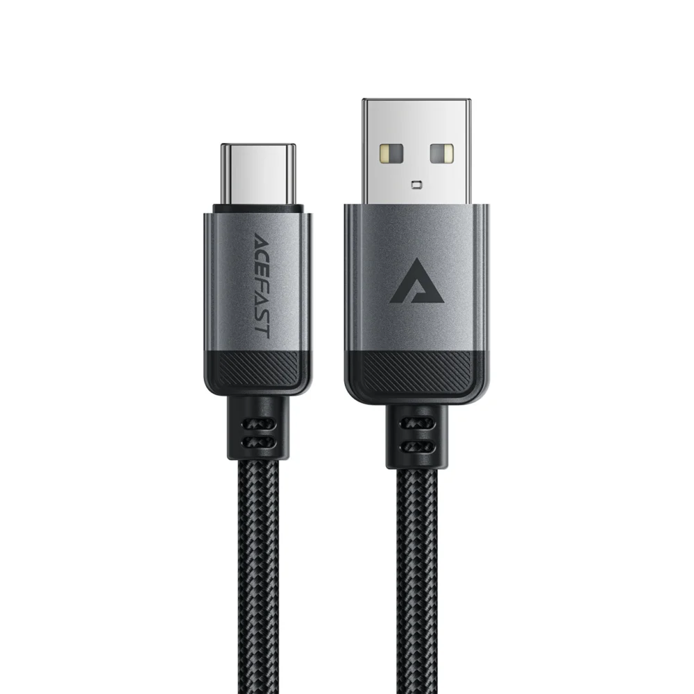 Acefast C20-04 USB-A - USB-C Cable 480Mb/s 3A 1.2m - Blackeng