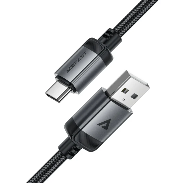 Acefast C20-04 USB-A - USB-C Cable 480Mb/s 3A 1.2m - Blackeng