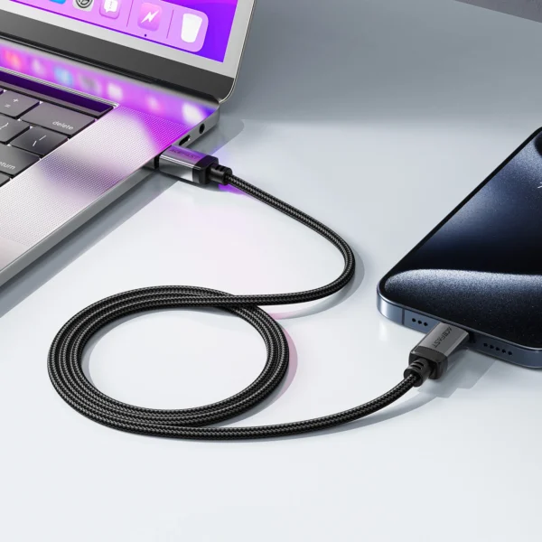 Acefast C20-03 USB-C Cable - USB-C 480Mb/s 3A 1.2m - Blackeng