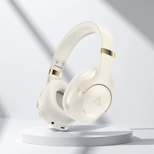 Acefast H4 ANC Wireless Bluetooth 5.3 IPX4 Over-Ear Headphones - Beigeeng