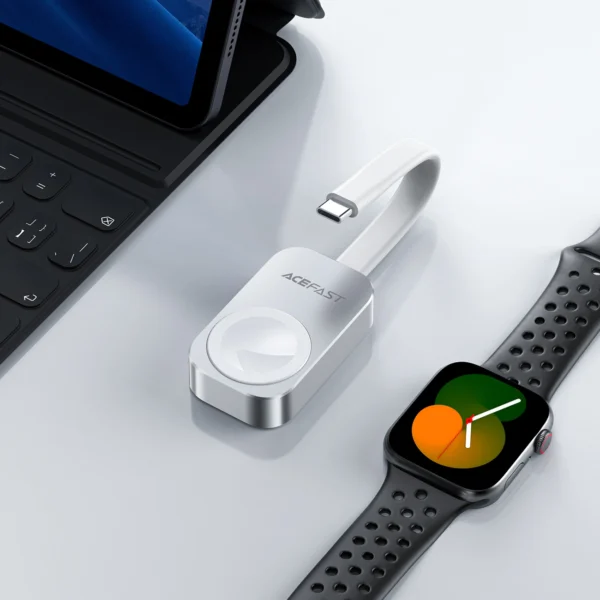Acefast E21 5W Wireless Charger for Apple Watch - Silvereng