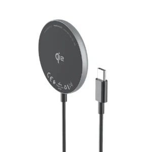 Wozinsky 15W Wireless Qi2 Inductive Charger - Blackeng