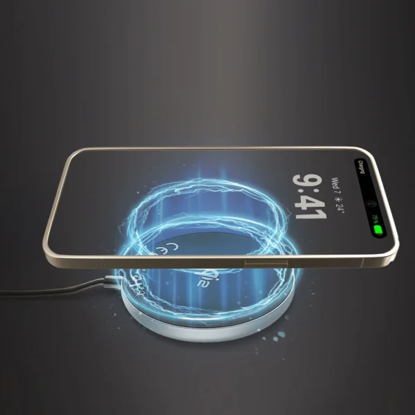 Wozinsky 15W Wireless Qi2 Inductive Charger - Blackeng