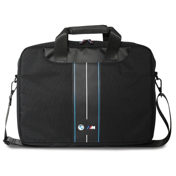 BMW BMCB15COMPVSKL Bag 16" Black Nylon Blue Stripeeng