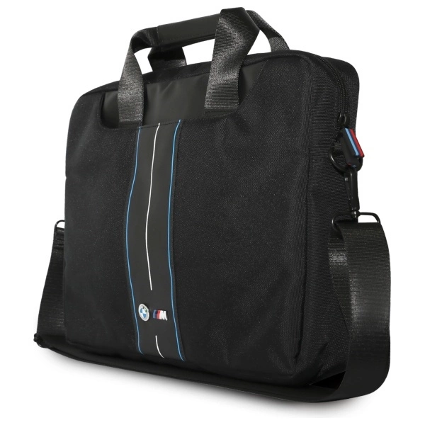 BMW BMCB15COMPVSKL Bag 16" Black Nylon Blue Stripeeng