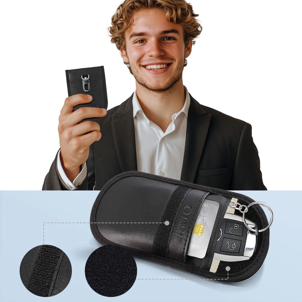 Tech-Protect KLR100 RFID Blocking Car Key Case - Blackeng