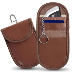 Tech-Protect KLR100 RFID Blocking Car Key Case - Browneng
