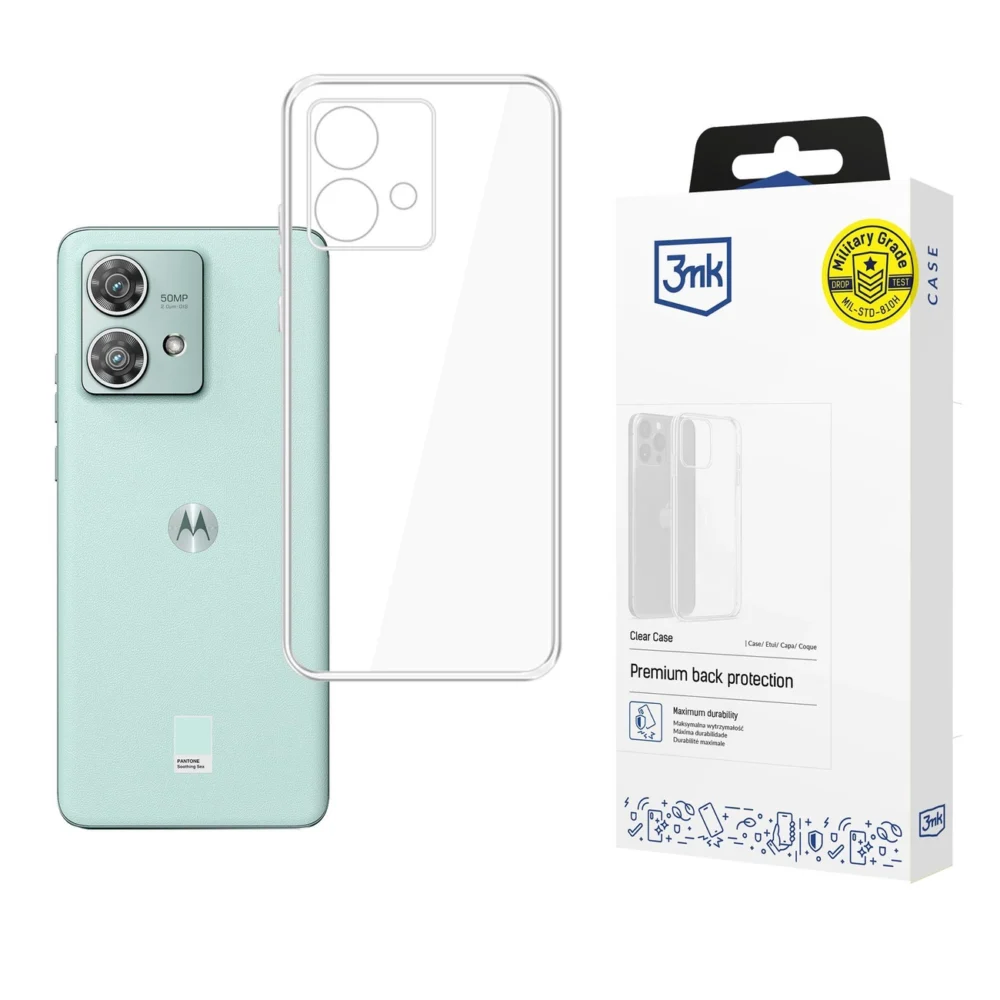 3mk Clear Case for Motorola Edge 40 Neo - transparenteng