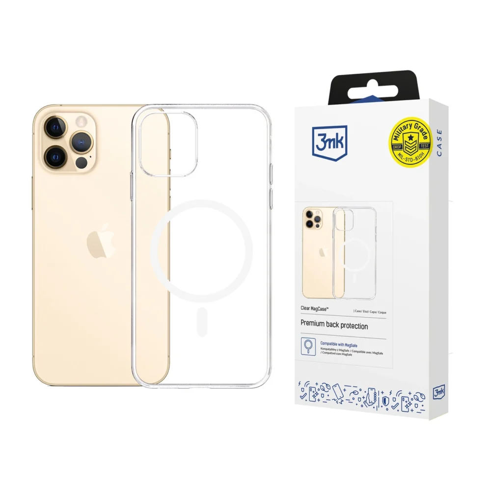 3mk Clear MagCase Case for Apple iPhone 12 Pro Max - Transparenteng
