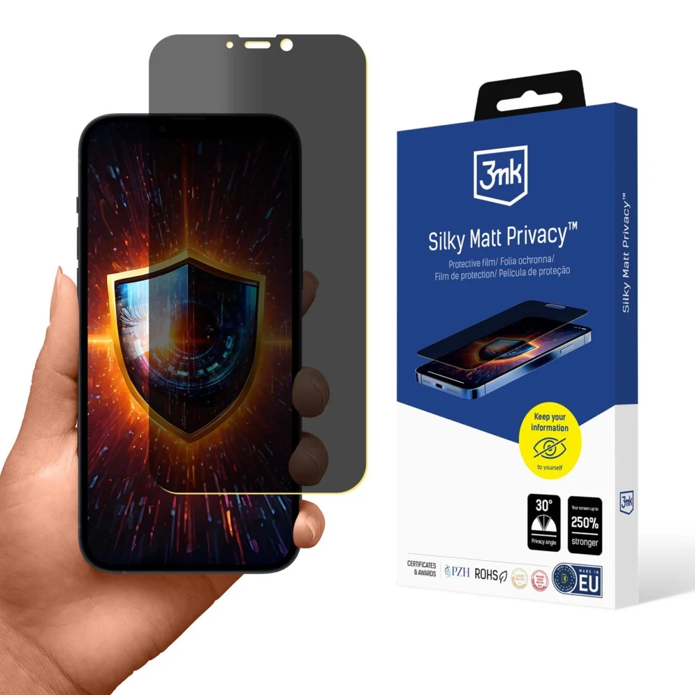 Privacy Screen Protector Matte 3mk Silky Matt Privacy for Apple iPhone 14 Pluseng