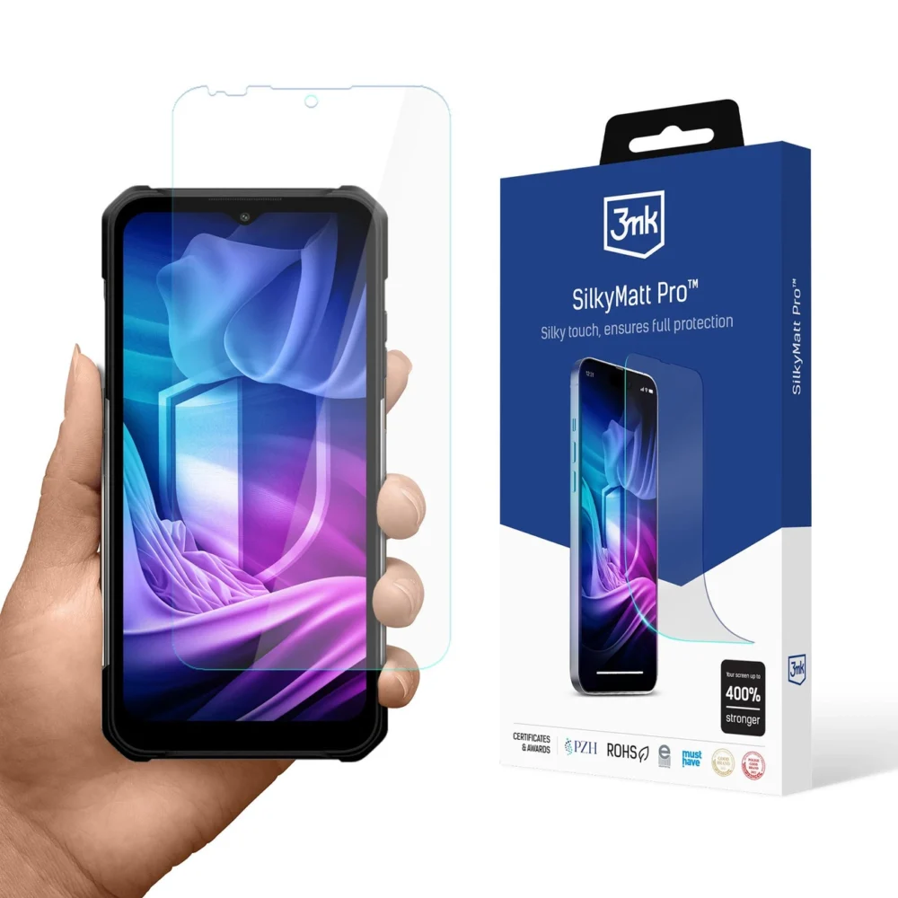 Matte foil 3mk Silky Matt Pro for MyPhone Hammer Construction 2 5Geng