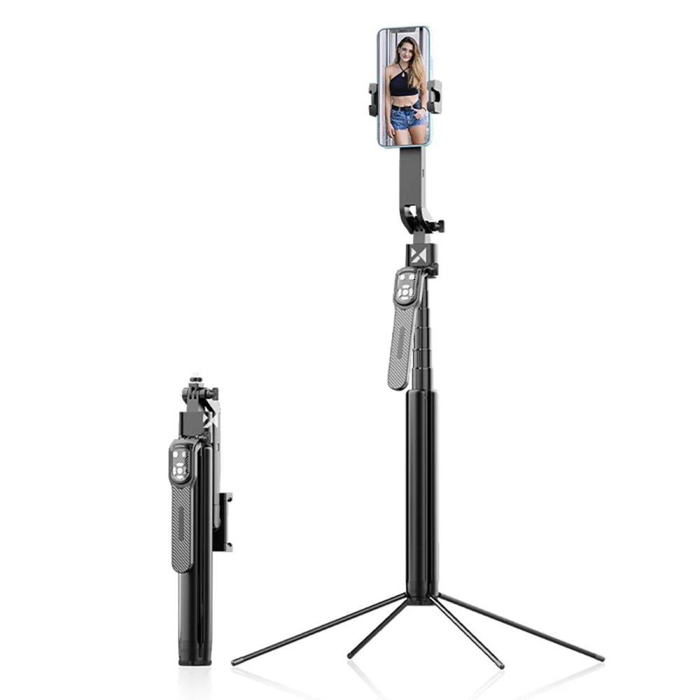 Wozinsky selfie stick z AI automatycznym śledzeniem twarzy  do zdjęć i filmów 360  - czarnypol