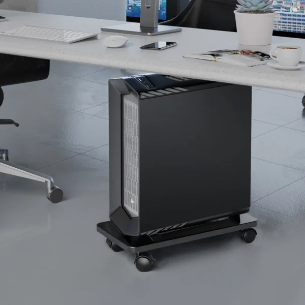 Orico CPB6 Computer Stand with Wheels - Blackeng
