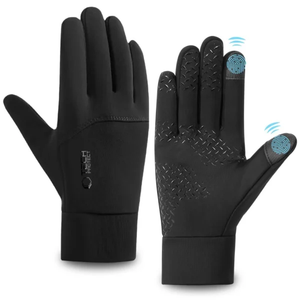 Tech-Protect WG01 Gloves with Touch Tips M - Blackeng