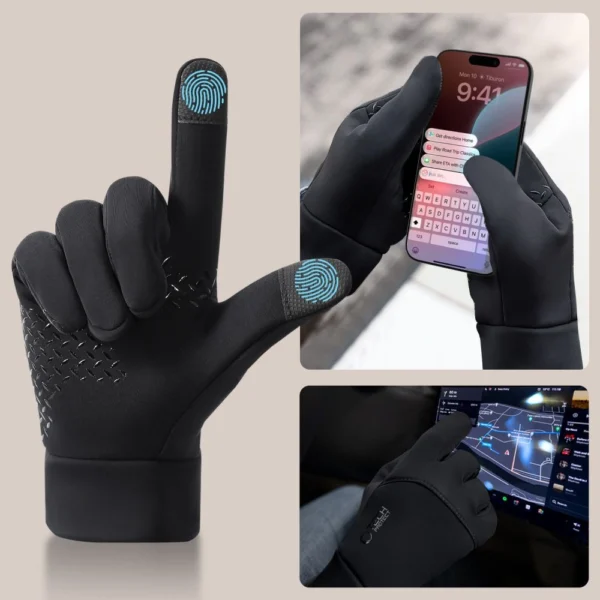 Tech-Protect WG01 Gloves with Touch Tips L - Blackeng