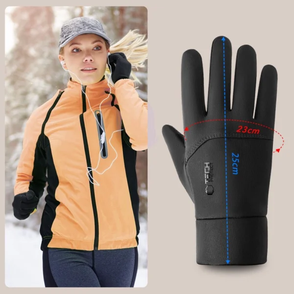 Tech-Protect WG01 Gloves with Touch Tips L - Blackeng