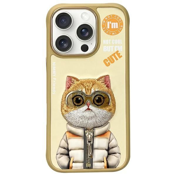 1873aa84d340a0ba30ad9667d9663888 NIMMY case COOL&CUTE 2.0 Cat for IPHONE 16 Pro Max khaki
