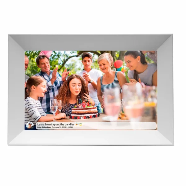 Denver Frameo PFF-1063WMK2 10.1" Digital Frame - Whiteeng