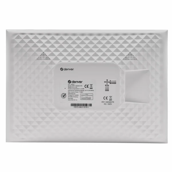 Denver Frameo PFF-1063WMK2 10.1" Digital Frame - Whiteeng