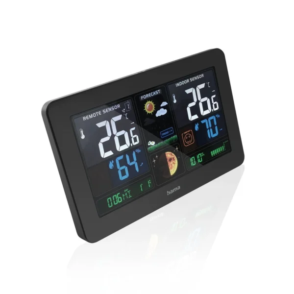 Hama Premium Weather Station with USB - Blackeng