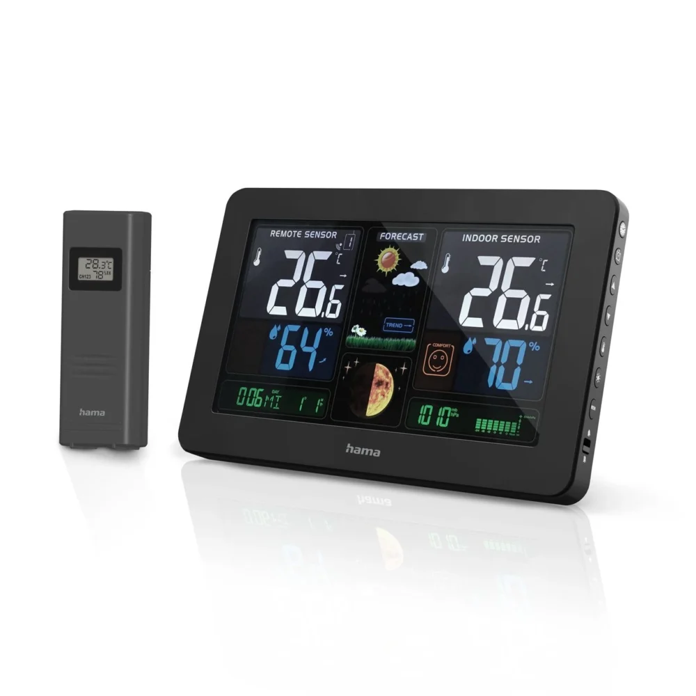 Hama Premium Weather Station with USB - Blackeng