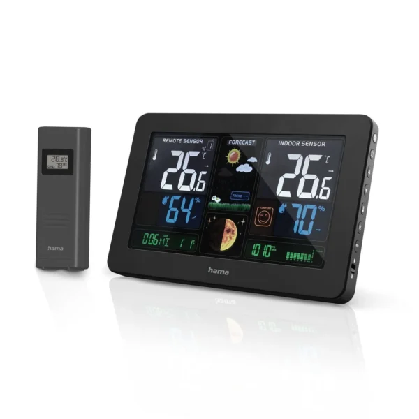 Hama Premium Weather Station with USB - Blackeng