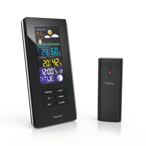 Hama Color Edge Weather Station - Blackeng