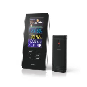 Hama Color Edge Weather Station - Blackeng