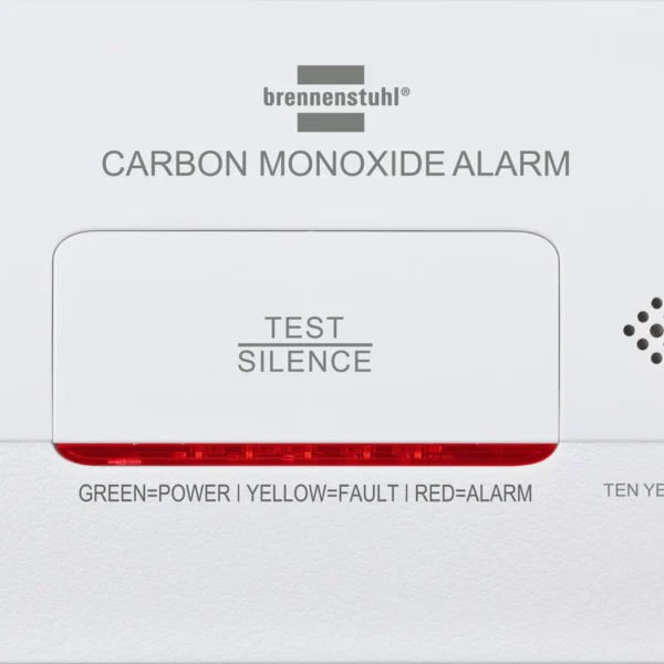 Brennenstuhl CM A 3030 carbon monoxide and gas sensor with alarm signal and LED display - whiteeng