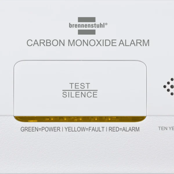 Brennenstuhl CM A 3030 carbon monoxide and gas sensor with alarm signal and LED display - whiteeng