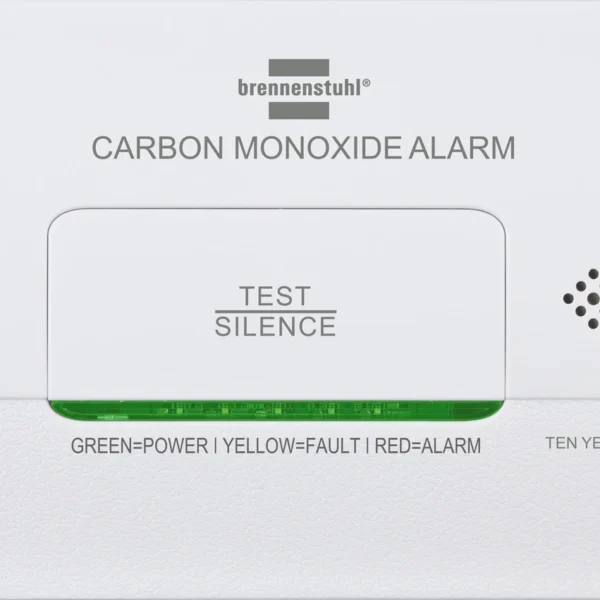 Brennenstuhl CM A 3030 carbon monoxide and gas sensor with alarm signal and LED display - whiteeng