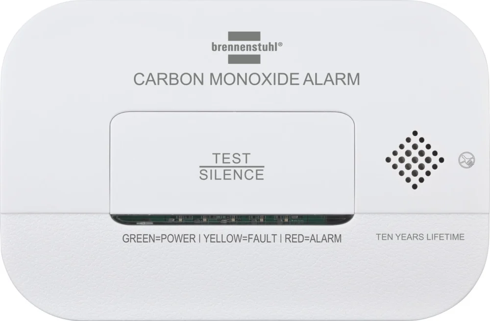 Brennenstuhl CM A 3030 carbon monoxide and gas sensor with alarm signal and LED display - whiteeng