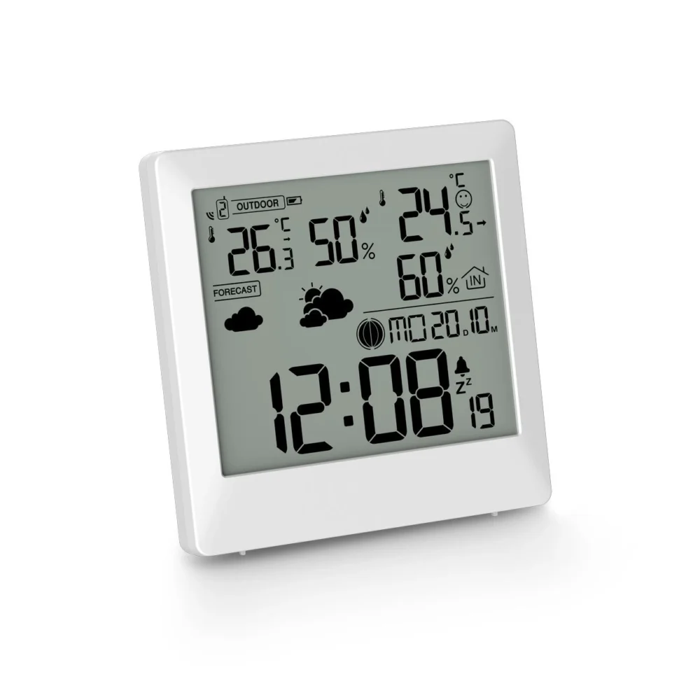 Hama Palawan Weather Station Thermometer Hygrometer - Whiteeng
