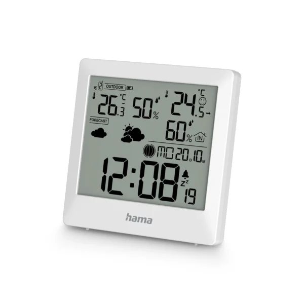 Hama Palawan Weather Station Thermometer Hygrometer - Whiteeng